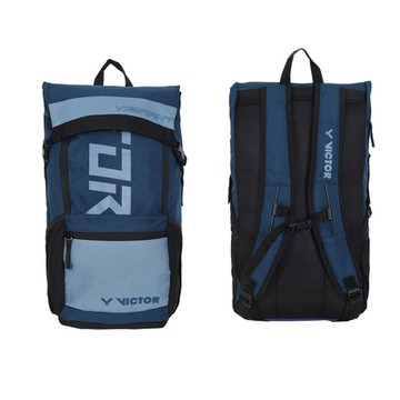 VICTOR 大型後背包-雙肩包 肩背包 裝備袋 球拍包 羽球 勝利 BR5011B 墨藍湖藍黑