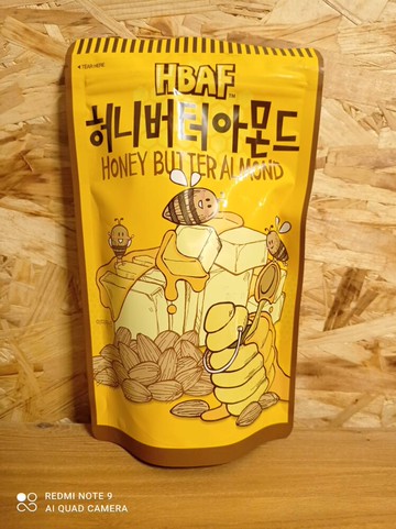 韓國toms蜂蜜奶油杏仁250g