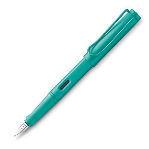 LAMY ラミー 万年筆 EF 極細字 サファリ キャンディ アクアマリン L21AQ-EF 両用式 限定 正規輸入品