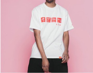 FINDSENSE H1 2018 夏季 新款 高品質 設計師款 三色 秋刀魚印花 純棉短袖 男T恤 潮流 上衣 男