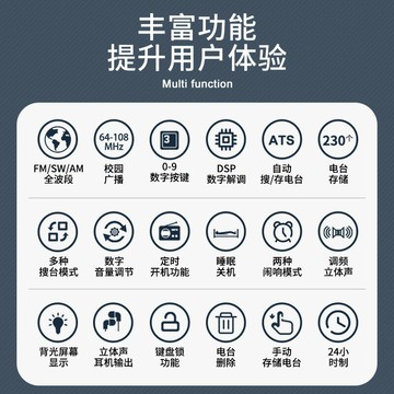熊貓6138收音機新款全波段專業短波半導體四級六級考試英語聽力