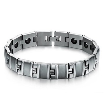 鈦鋼手鍊-時尚潮流簡約磁石情人節生日禮物男配件73cp39【獨家進口】【米蘭精品】
