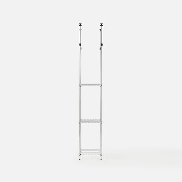 特力屋頂天立地鍍鉻三層架寬46*深46*高235-295公分