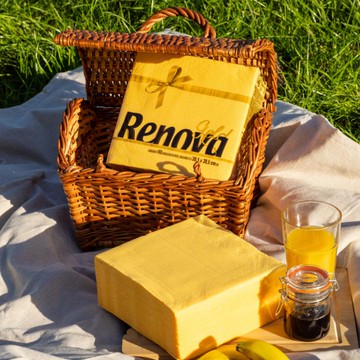 葡萄牙進口彩色餐巾紙金標系列_四組 深藍色