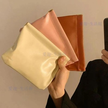 🔥臺灣出貨🔥便攜收納袋新款輕奢旅行出差旅遊收納化妝口紅包簡約收納粉餅06oE