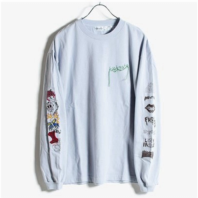 ハイゲート High Gate グラフィックロンt サイズ1 2 ブルー トップス Tシャツ 長袖 刺繍 イラスト ロゴ Graffiti L S Tee Lt Blue 通販 Lineポイント最大0 5 Get Lineショッピング