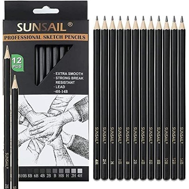 12本セット デッサン スケッチ 絵画 アート用 鉛筆 スケッチ用 鉛筆セット デッサン 描画用鉛筆 建築製図 多機能の鉛筆ツール 14b 12b 1 通販 Lineポイント最大0 5 Get Lineショッピング