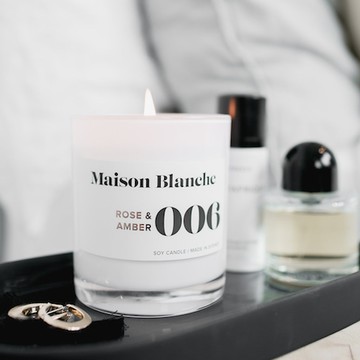 【澳洲Maison Blanche】手工大豆蠟系列-玫瑰＆琥珀14oz