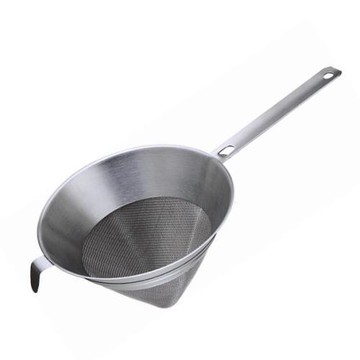 304不銹鋼錐形漏斗過濾網多用途紗網廚房油炸隔渣去渣網油勺網