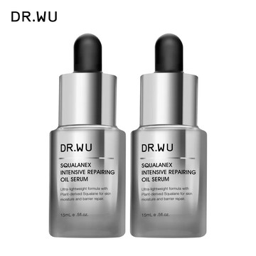 DR.WU 角鯊潤澤修復精華油15ML(2入組)-共2入