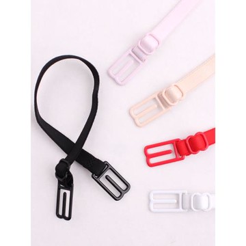 運動文胸隱形白色百搭后背防滑帶溜肩帶扣黑bra內衣固定配件