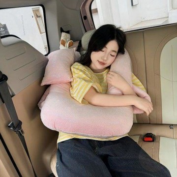 🔥即日特價🔥科業克旗兒童車載抱枕防勒脖多功能睡覺神器靠背墊車內睡枕