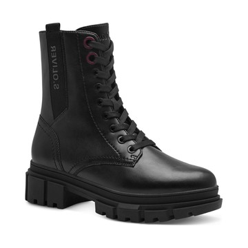 S.OLIVER BLACK CASUAL CLOSED BOOTIES 黑色女款鞋子