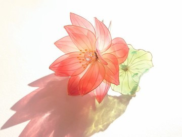 蓮花【桃色・配葉】