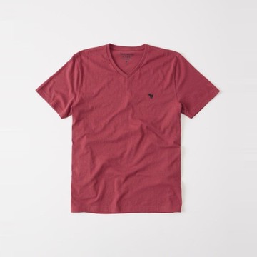 AF a&f Abercrombie & Fitch 短袖 T恤 紅色 347