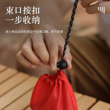 【含稅/免運】 戶外雜物收納袋束口袋露營旅行小物件抽口收納袋包裝袋雜物袋批發