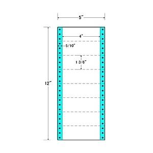 東洋印刷 MX5A タックフォームラベル 5インチ×12インチ 8面付(1ケース