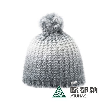 【ATUNAS 歐都納 石墨烯羊毛保暖帽《灰》】A1AH2405N/保暖機能帽/毛帽