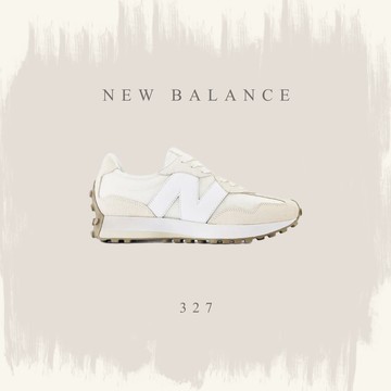 NEW BALANCE 327 白杏色 奶茶 復古鞋 運動休閒 男女鞋 U327LNA