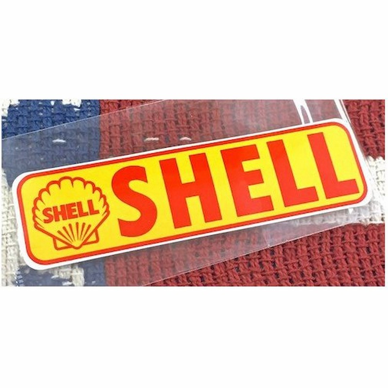レーシングステッカー Shell シェル 防水ステッカー シール デカール カー用品 バイク用品 通販 Lineポイント最大get Lineショッピング