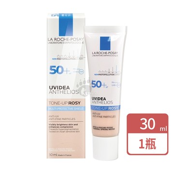 【La Roche-Posay 理膚寶水】全護清透亮顏防曬隔離乳UVA PRO 30ml/瓶 (新瑰蜜霜)