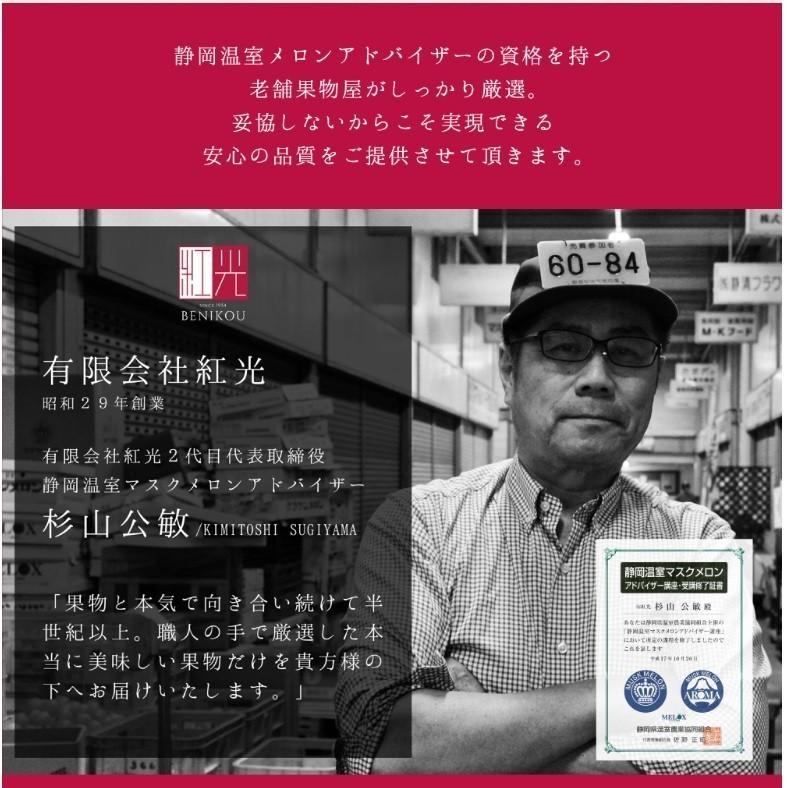 静岡産 クラウンメロン 大玉 1玉 1.4kg前後 マスクメロン フルーツ ギフト 内祝  果物