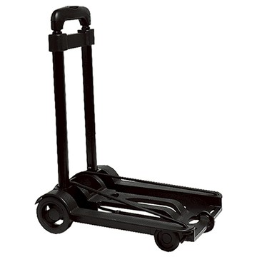 FOSO 輕便型摺疊手推車，伸縮拉桿設計，萬向輪靈活移動，購物旅行搬家好幫手  1個