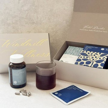 【風車生活】靈活送禮推薦．關鍵古力禮盒(滋古茶1盒+杜仲補養品1盒+附紙袋)