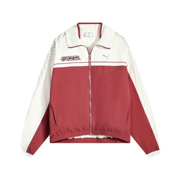 Puma 防風外套 CNY T7 立領 亞規 新年 馬年 白 紅 636082-27