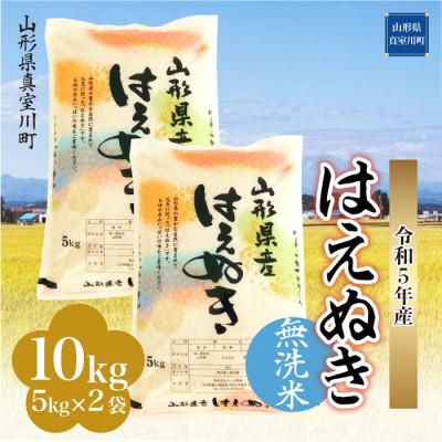 ふるさと納税 真室川町 令和5年産 はえぬき  10kg(5kg×2袋) 山形県 真室川町