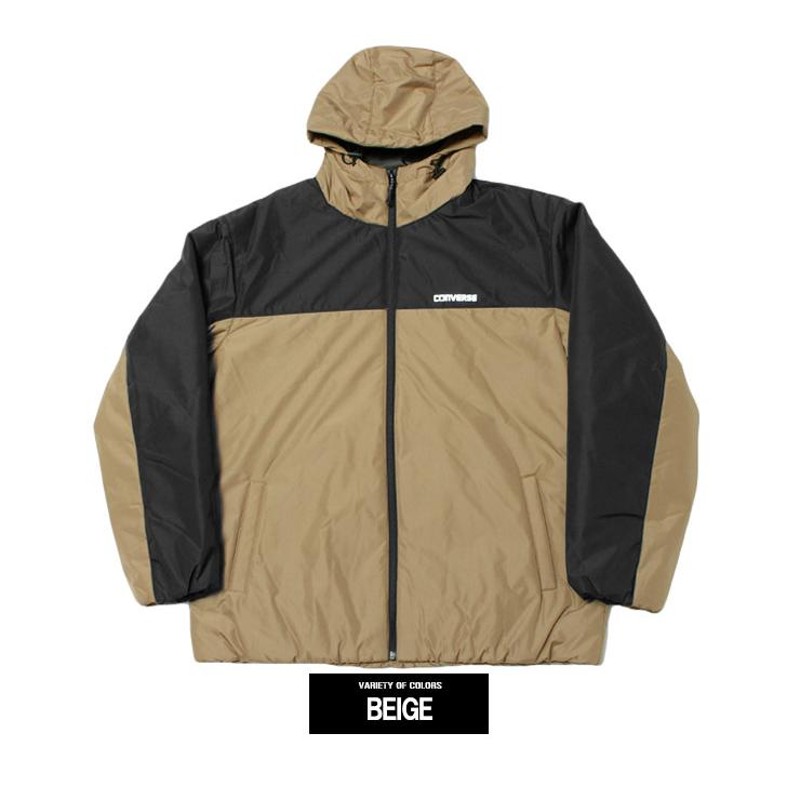 BURTON 中綿ジャケット ジップアップ フード 総柄 XL カーキ