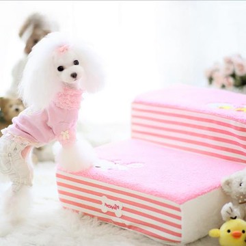 貴賓小型犬沙發可愛小雞寵物狗墊子泰迪狗狗樓梯臺階可拆洗上床梯