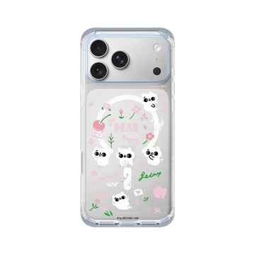 iPhone 17 Pro Max ClearX (MagSafe 兼容) 冰透藍 - 爽爽貓 Song Song Meow by SECOND - Dear