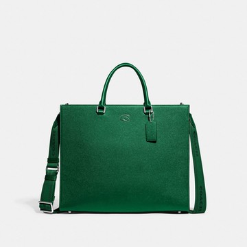 TOTE 40 經典 SIGNATURE 帆布襯裡托特手袋