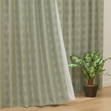 窗簾兩件組 RK002 YGR 100×135×2 NITORI宜得利家居