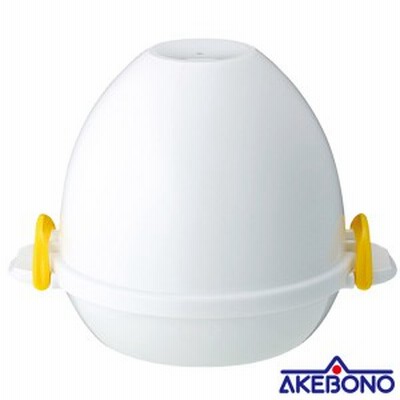 【送料無料】AKEBONO レンジでらくチン！ゆでたまご4個用/RE-279/ゆで卵メーカー、ゆで卵、レンジ、電子レンジ、ゆで玉子、調理
