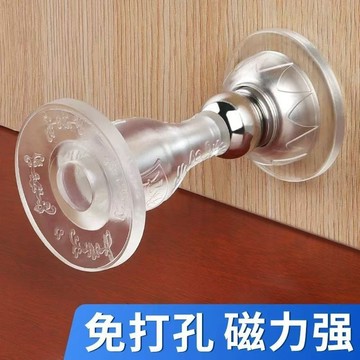 防撞門吸 吸門吸打孔家用強磁新款硅膠磁吸門靜音衛生洗手間室內臥室防撞 NFFF