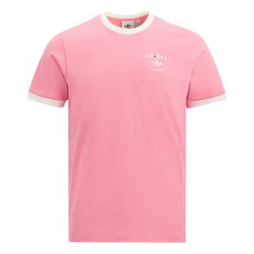 Adidas Tpe City Tee 男款 粉色 亞規 限定珍珠奶茶 上衣 三葉草 運動 休閒 短袖 KS9240
