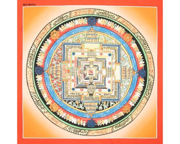 佛教時輪曼荼羅藝術——手工西藏唐卡