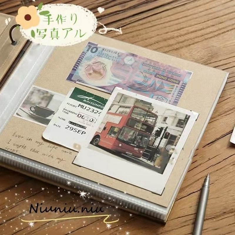 写真アルバム 手作り アルバム Diy スクラップブック 黒台紙 ページ 長期保存 写真 収納 結婚 卒業生メモ書き 通販 Lineポイント最大0 5 Get Lineショッピング