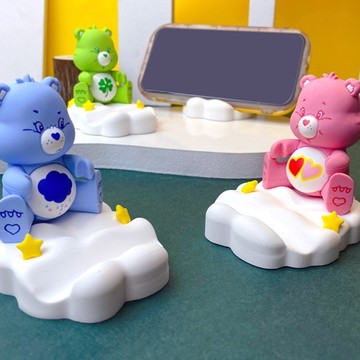 限量發售【遊戲家】 Care Bears 彩虹熊 雲朵 手機架 手機支架 (四色任選)