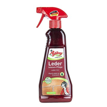 Poliboy 皮革長效保養噴霧375ml*1(防潮/防汙保護/天然甜橙精油)專為皮革設計-噴頭式保養液 德國原裝