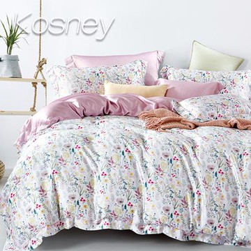 KOSNEY  野夢  加大100%天絲TENCE六件式兩用被床罩組
