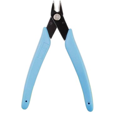 BANGYE 斜口鉗 BY-170II 適用精密切割塑膠模型零件組裝  127 x 47mm  天藍色  1個