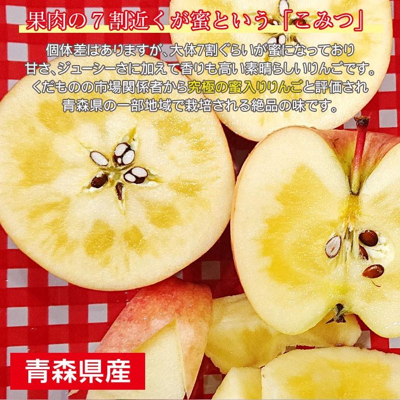 送料無料 青森県 青森 こみつ 秀品 こうとく 小玉 りんご 蜜いり りんご 蜜入りりんご 国産 国産りんご