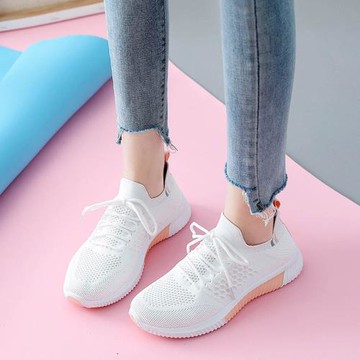 小白鞋女春季2025年春款新款百搭網面板鞋休閑運動鞋子網紅女鞋子