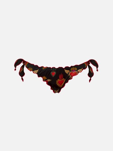 MC2 Saint Barth Woman Cheeky Swim Briefs With Sacred Heart Print