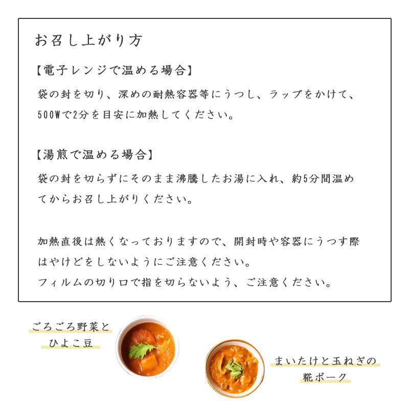 結わえる レトルトカレー  お試し 2種10個セット 簡単 便利 健康 無添加 塩こうじとまいたけのポークカレー 野菜ごろごろひよこ豆のチキンカレー(10食セット)