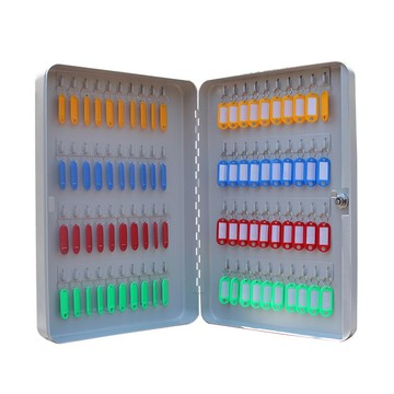 鑰匙櫃 洛斯泰克鑰匙箱管理箱收納盒壁掛式房產中介帶鎖車鑰匙柜辦公家用【MJ14827】