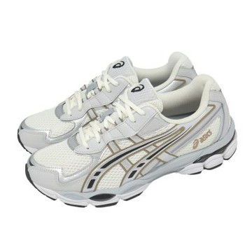 Asics 亞瑟士 休閒鞋 GEL-NYC 2055 男鞋 米白 銀 復古跑鞋 亞瑟膠 1203A542100